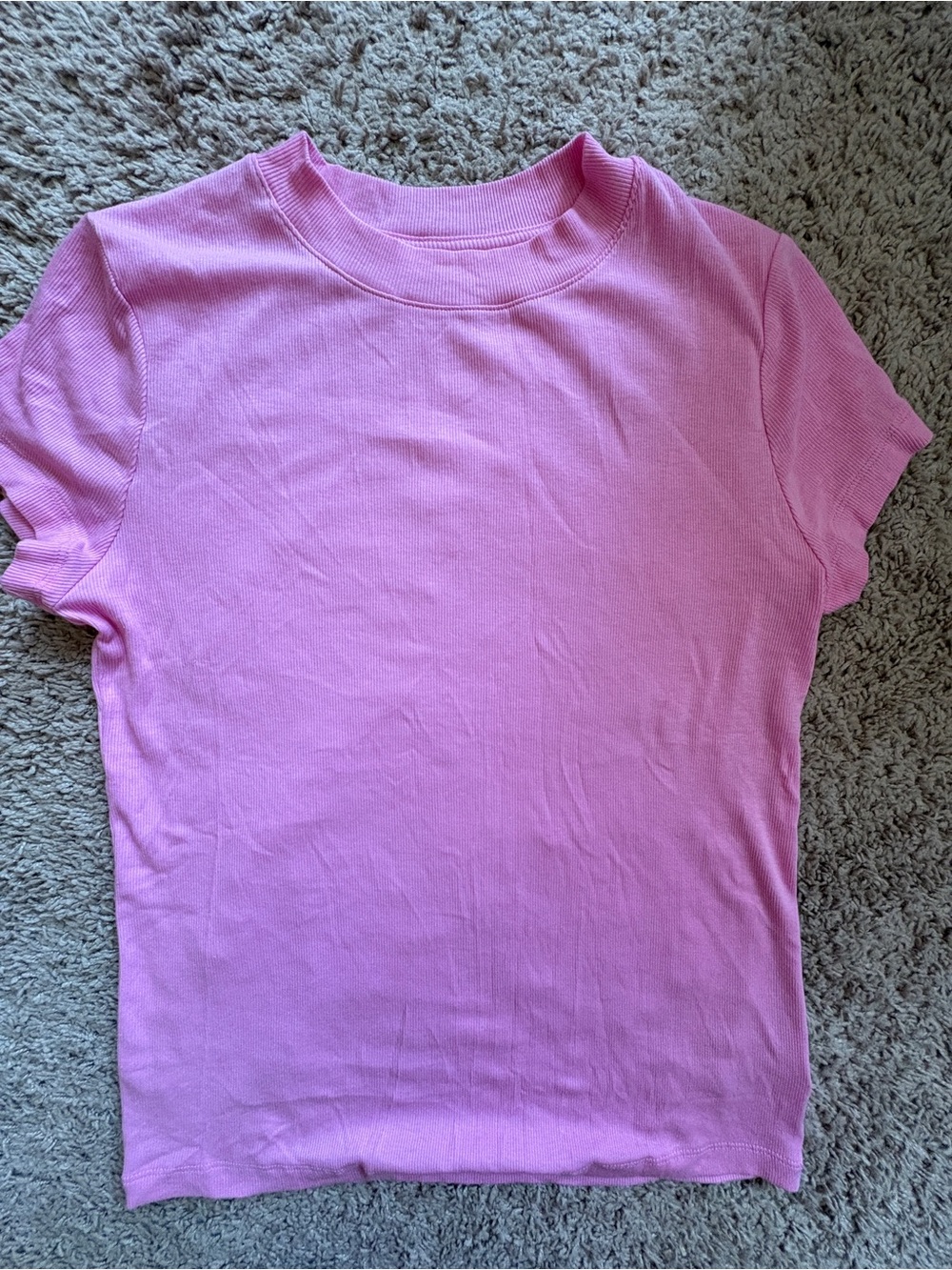 a new day Pink Short Sleeve Crewneck Tee